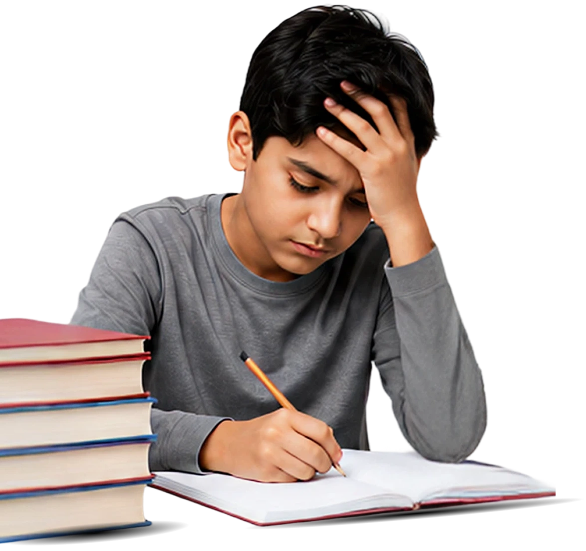 Student stressed by traditional education