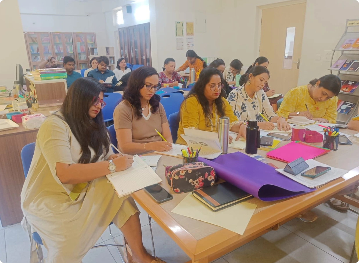 Teachers Engage in Leader in Me Workshop Day 1