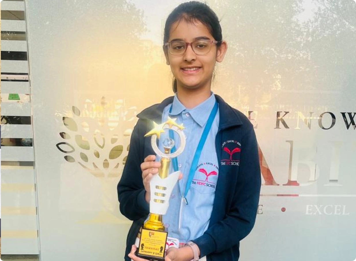 Chess Triumph: Avni Batra Shines at the Interschool Championship