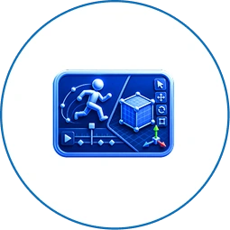 3D Modelling & Animation  Icon